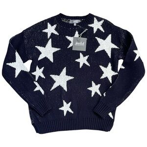 Starry Night Navy Crewneck Sweater